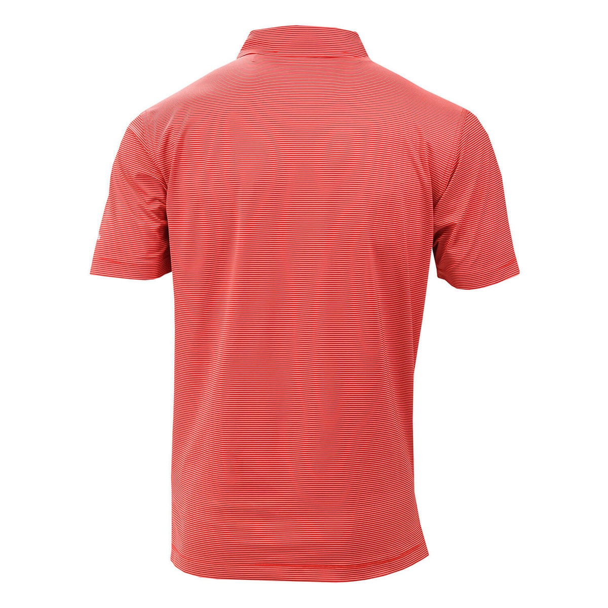 Columbia Walking Cy Cardinal Striped Polo back vendor image